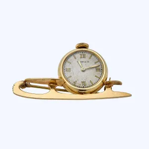 1950s Tiffany & Co. 18K Yellow Gold Watch Pin