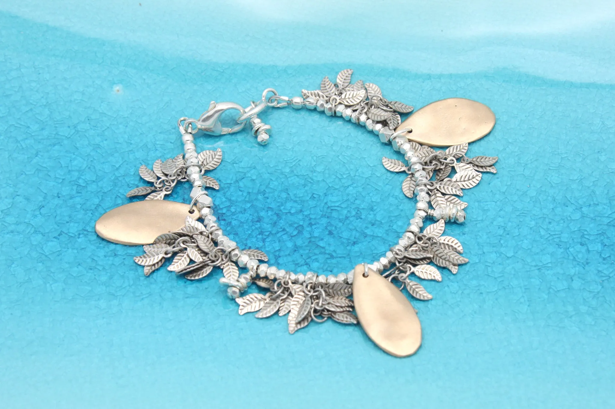 Baroque LUX Petal & Leaf Bracelet