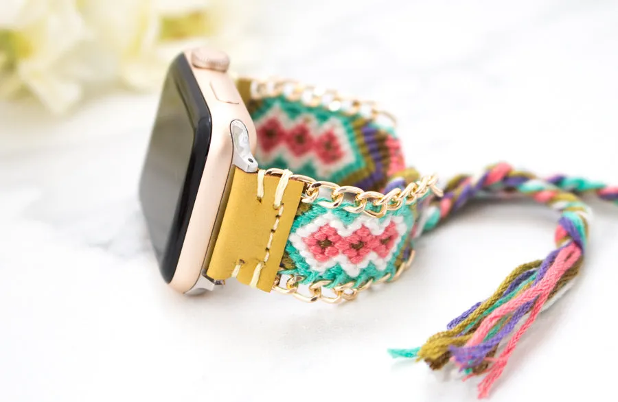 Braided Boho Apple Watch Bracelets