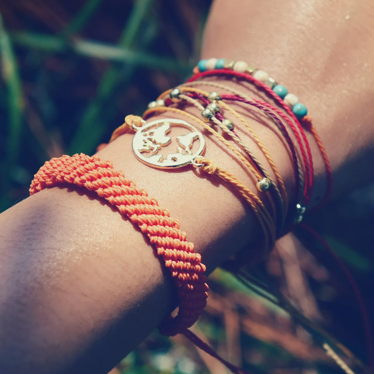 Braided Bracelet Summer Wax Line Boho Style Friendship Hand Strap