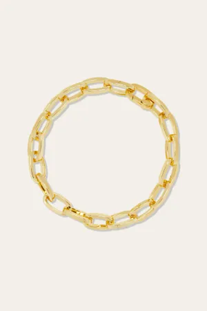 Cara gold plated chain anklet/bracelet