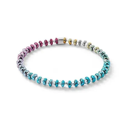 Carrie Elspeth Ombre Haematite Gemstone Beaded Bracelet