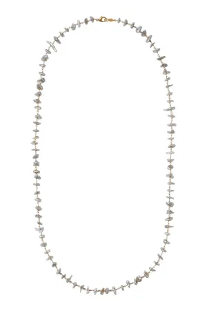 Chan Luu Nami Necklace in Grey Pearl