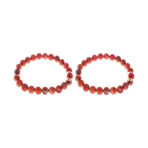 Charming Shark Red Stone Bracelet