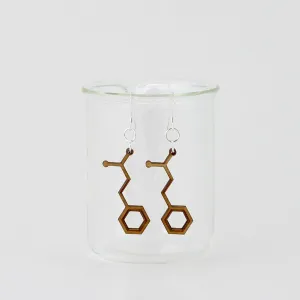 Cinnamon Molecule Fragrance Earrings