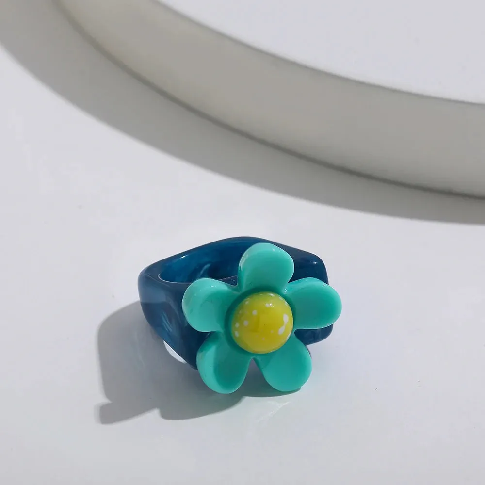 Colorful Acrylic Resin Rings