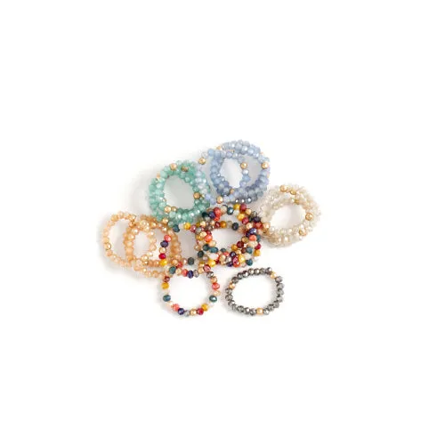 Crystal Stretch Rings