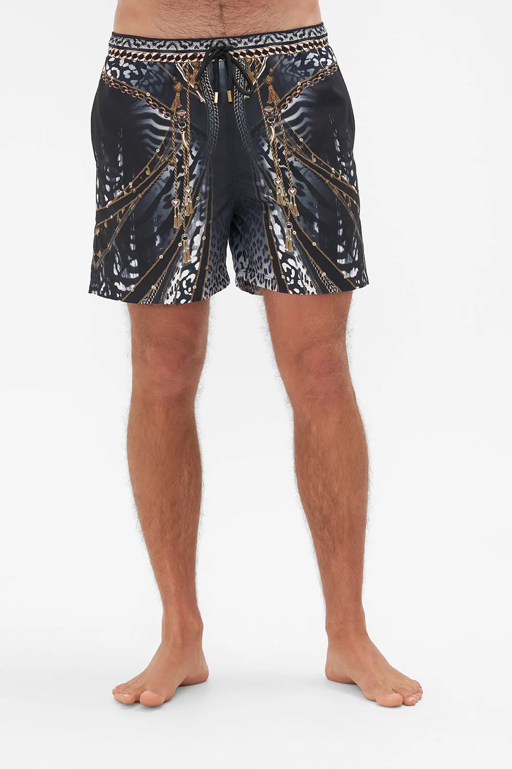 ELASTIC WAIST BOARDSHORT UNTAMED ROYALTY