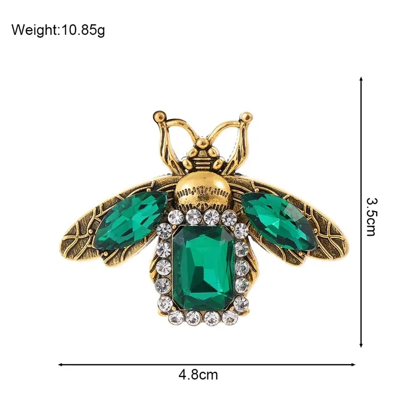 Elegant Retro Animal Alloy Rhinestones Unisex Brooches