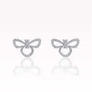 Essence 0.60ct Diamond White Gold Earrings