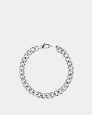 Flat Cuban Chain Bracelet 7mm