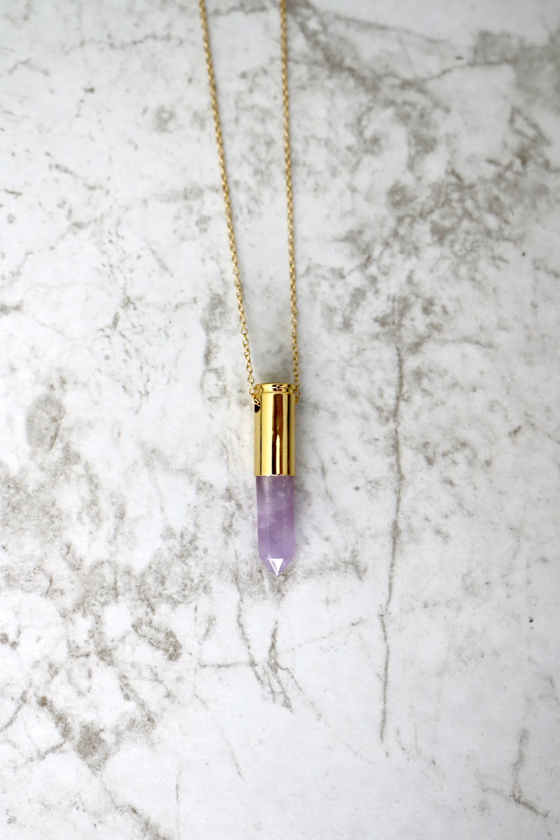 Give Life // Quartz Bullet Necklace, 925 Sterling Silver, A Modern Bohemian, Gifts // BH-N011