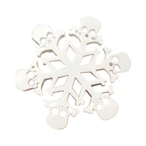 Gothic Snowflake Pin by Cherryloco