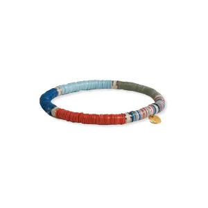 Grace Multi Color Multi Mix Stretch Bracelet Coastal