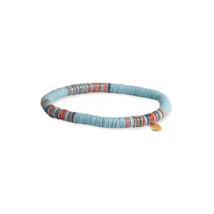 Grace One Color Multi Mix Stretch Bracelet Light Blue