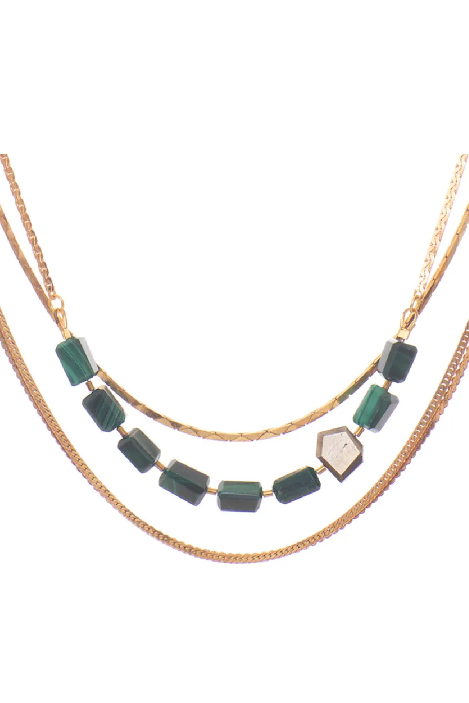 Hailey Gerrits Faunus Necklace (Malachite)