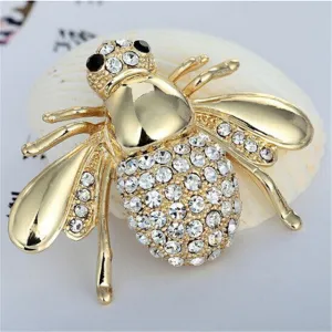 Hot Selling Cute Animal Bee Brooch For Women In Europe And America