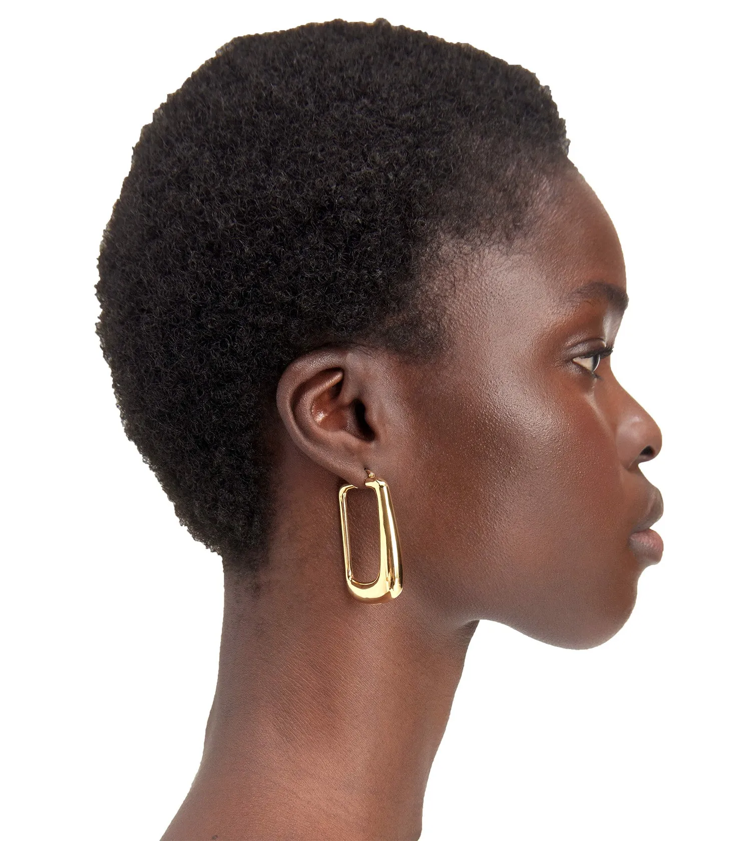 JACQUEMUS Les boucles Ovalo Les Sculptures Earrings