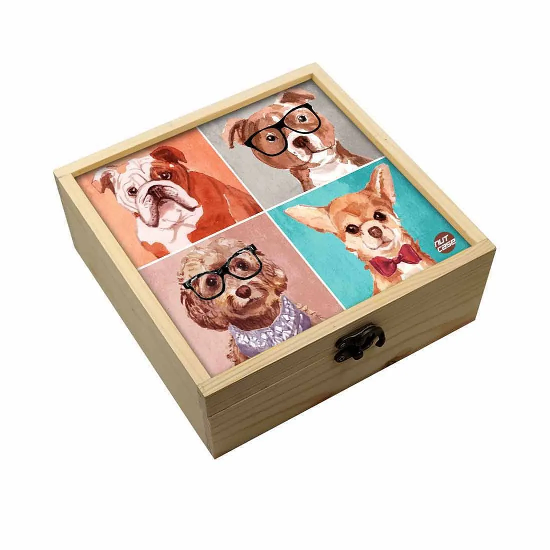 Jewellery Box Makepup Organizer -  Hipster Pitbull