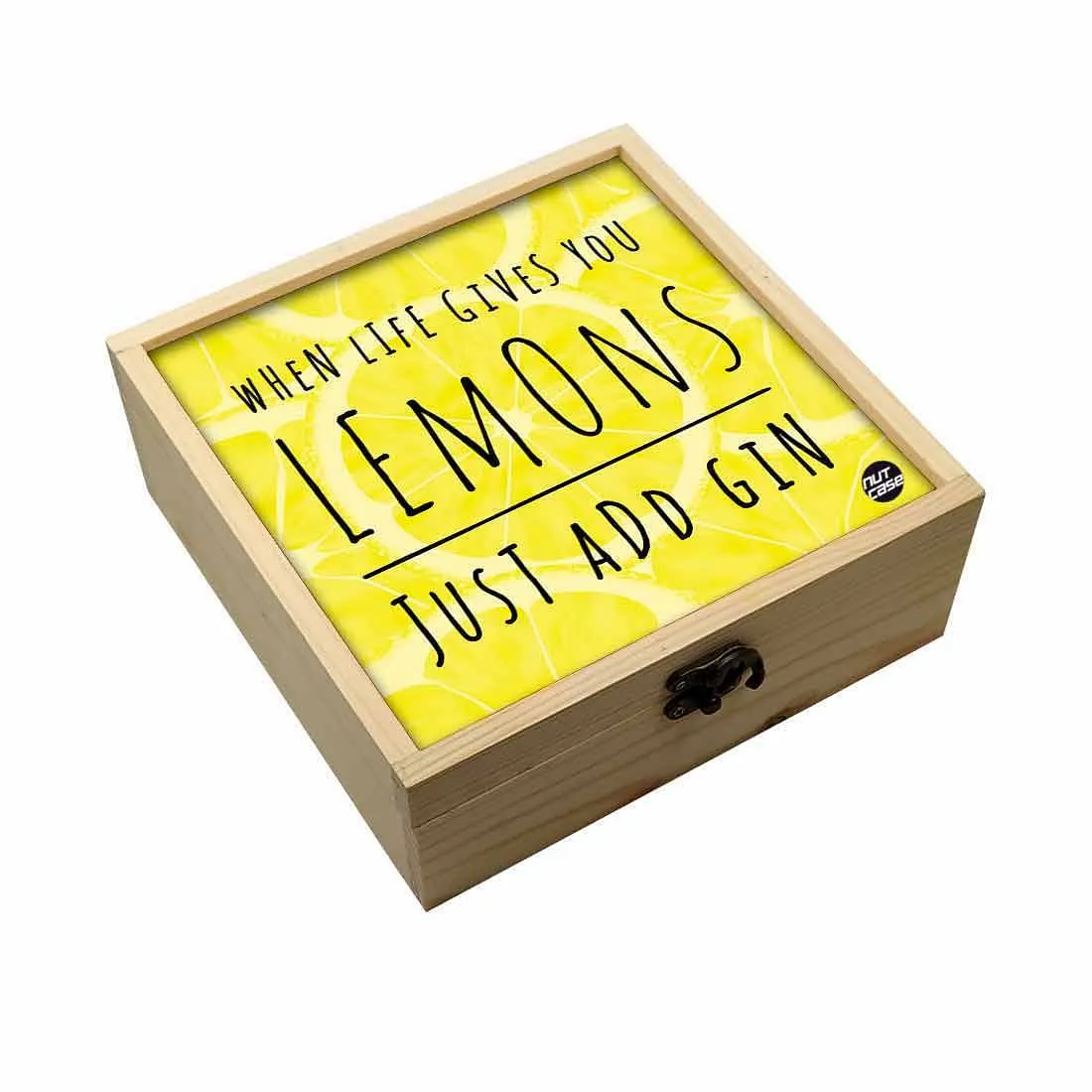 Jewellery Box Makepup Organizer -  Lemons Just Add Gin