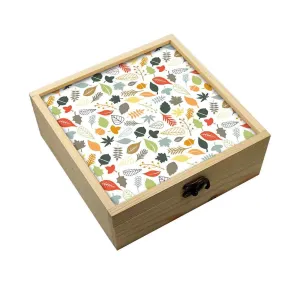 Jewellery Box Wooden Jewelry Organizer -  Flower Pattern