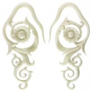 Lush Earrings - Bone