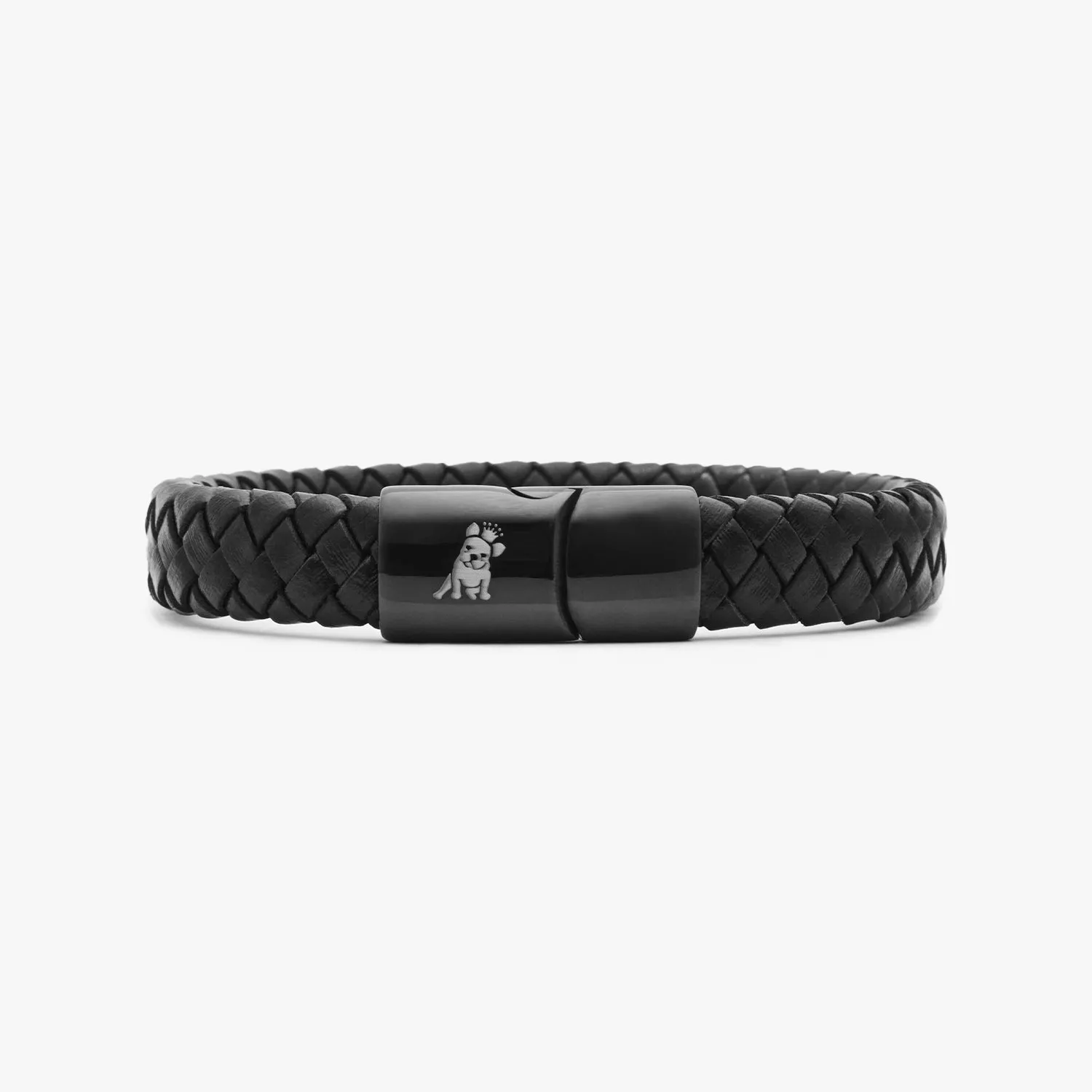 Men's Leather Braided Bracelet