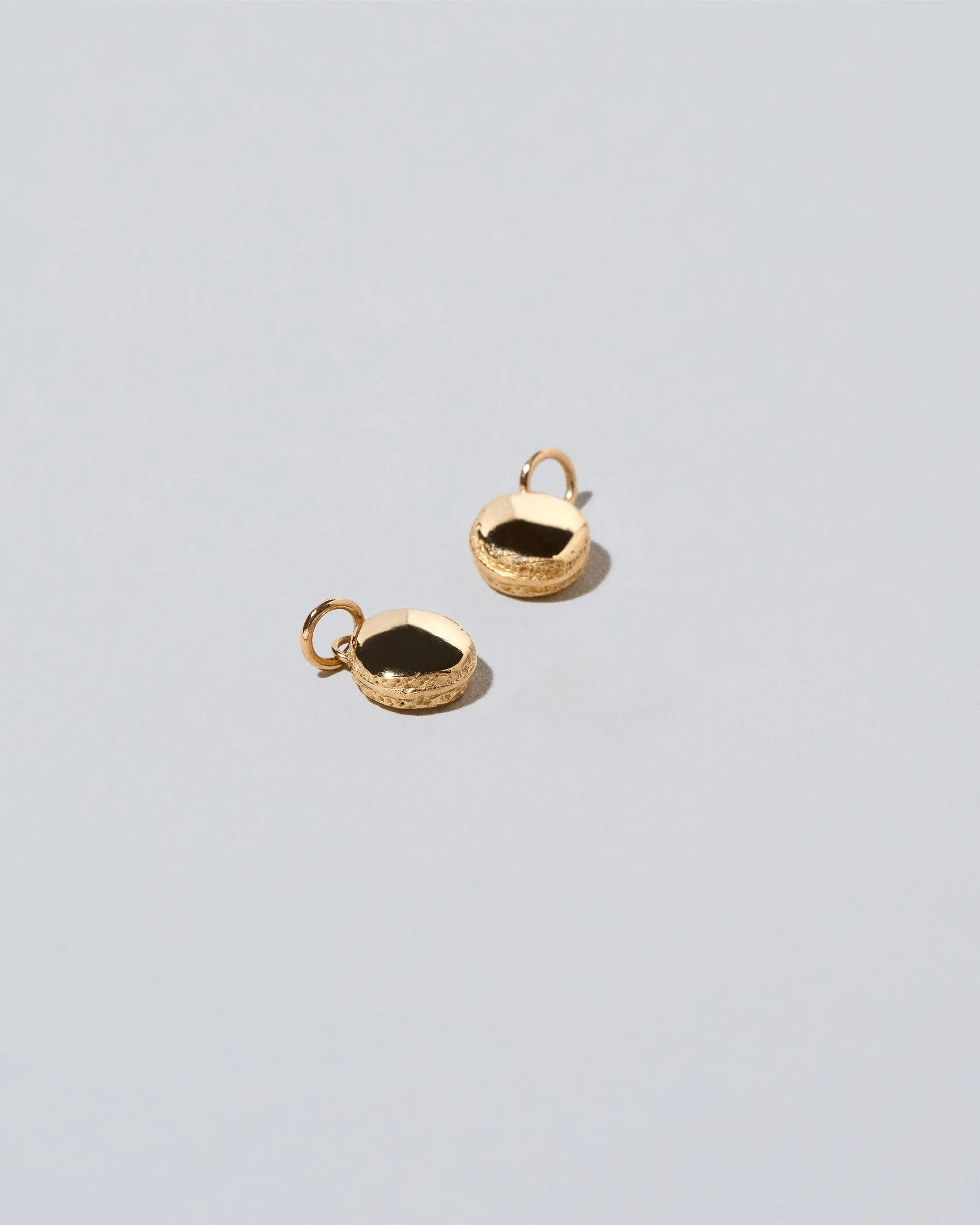 Mini Macaron Charm - 14k Gold