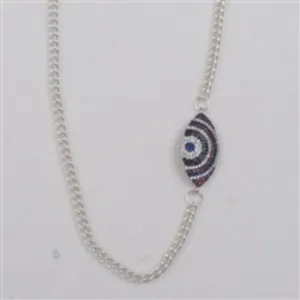 Multi-stone Evil Eye Neklace