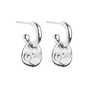 Najo Sterling Silver Shard Hoop Earring