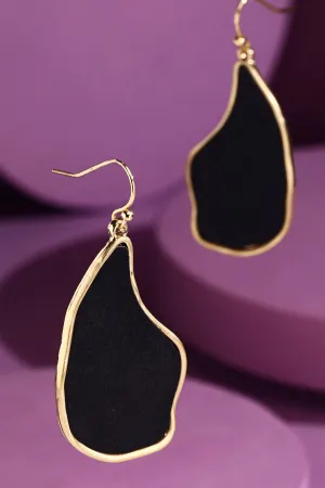 Organic Shaped Dangle Drop Earrings