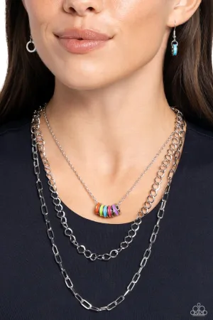 Paparazzi Necklace ~ Colorful Cadet - Multi