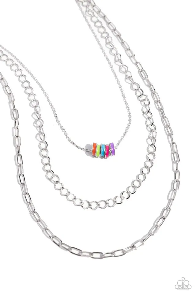 Paparazzi Necklace ~ Colorful Cadet - Multi