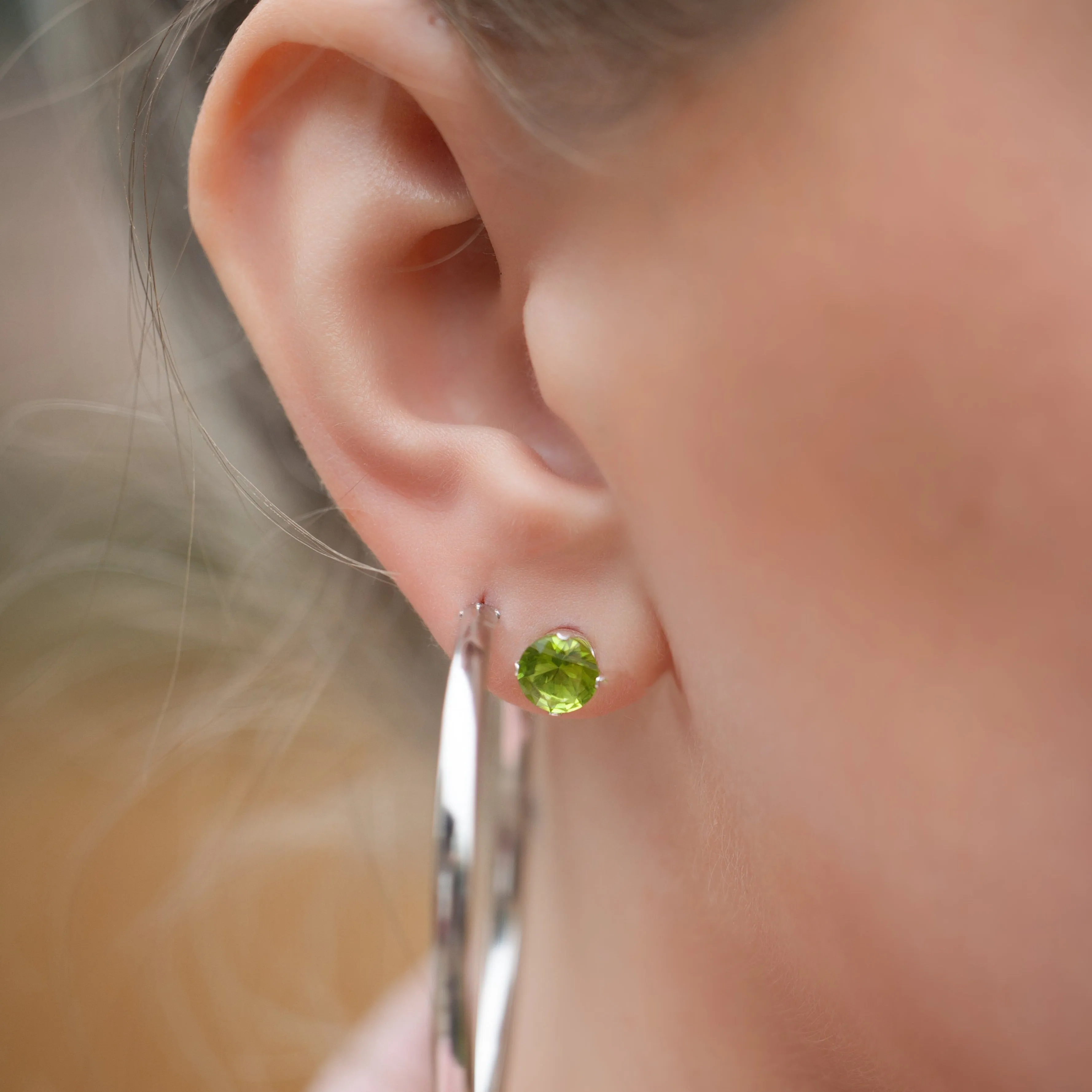 Peridot Birthstone Earrings