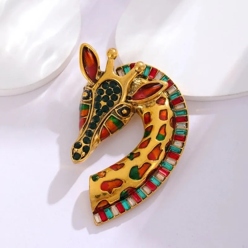 Retro Bird Alloy Inlay Rhinestones Women's Corsage Brooches