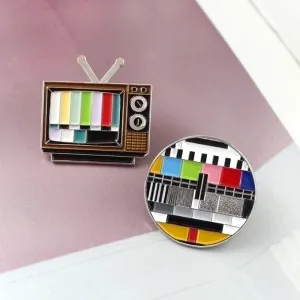 Retro Pin Geometric Alloy Enamel Unisex Brooches