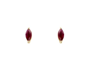 Ruby Marquise Studs (Ready to Ship)