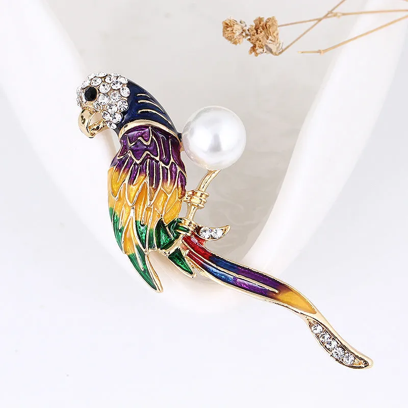 SB343 - Retro Bird Brooch