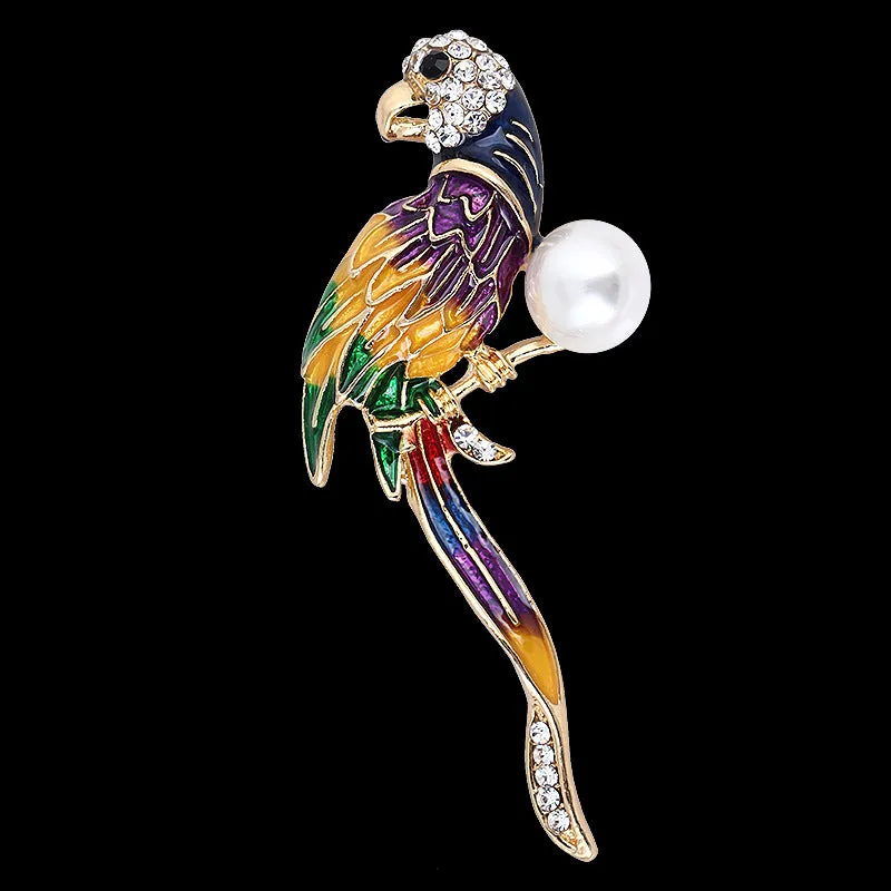 SB343 - Retro Bird Brooch