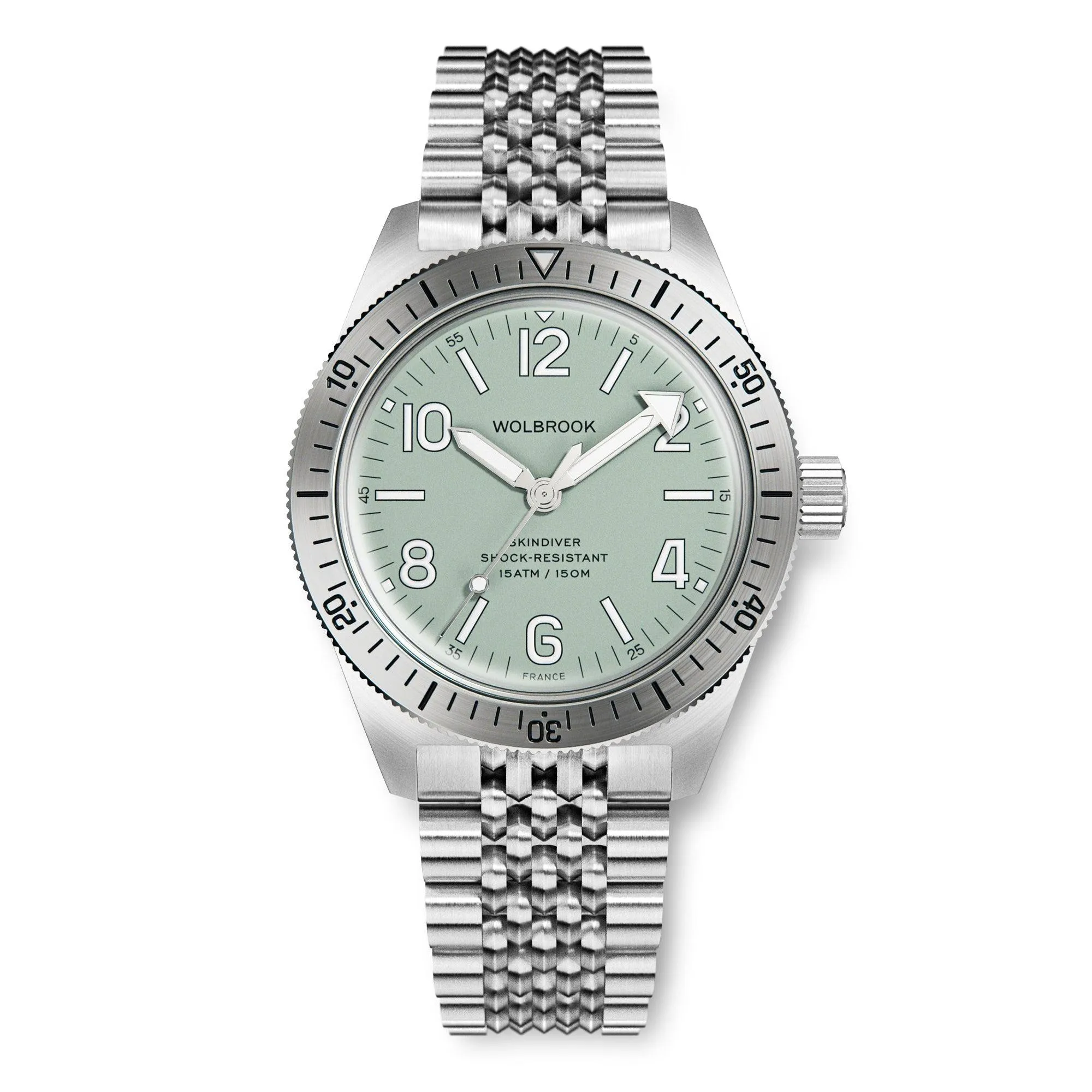 Skindiver Automatic Watch – Celadon Green