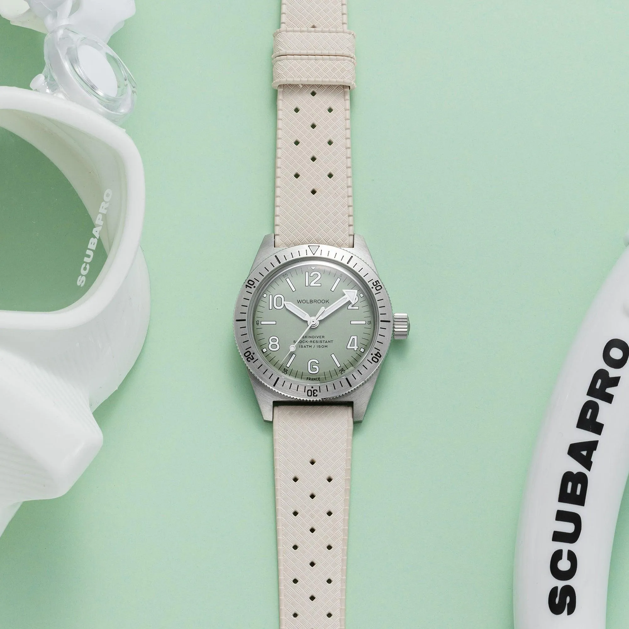 Skindiver Automatic Watch – Celadon Green