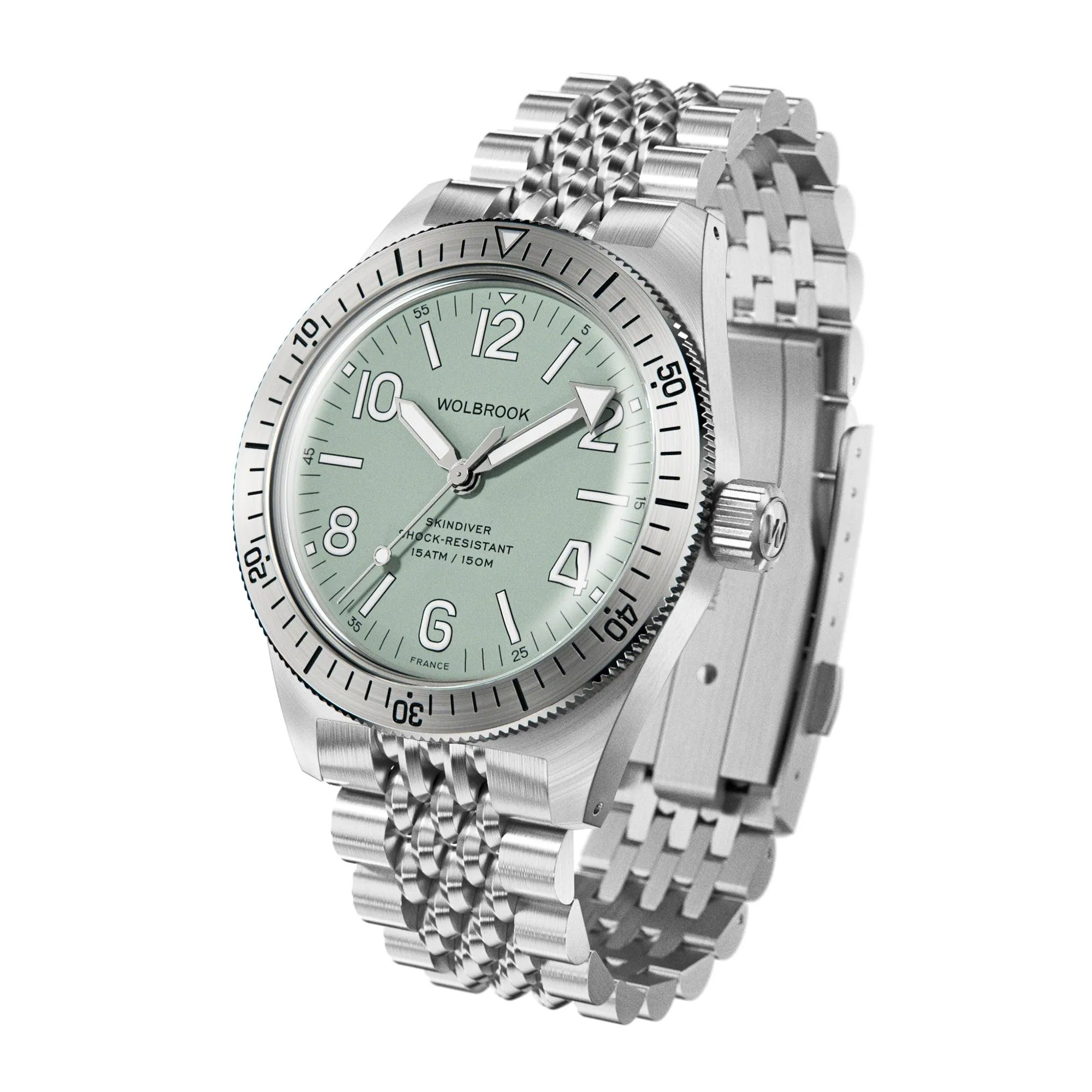 Skindiver Automatic Watch – Celadon Green