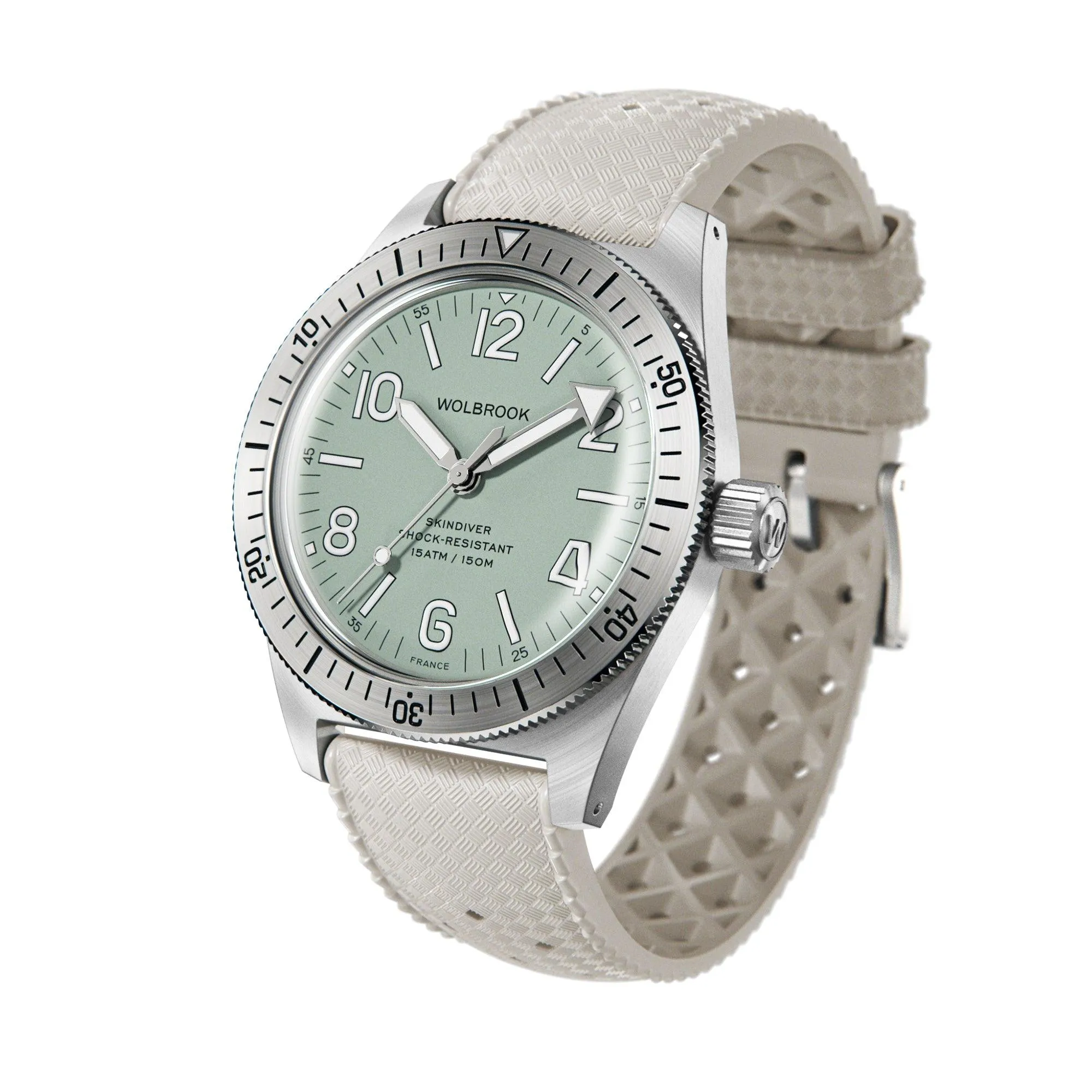 Skindiver Automatic Watch – Celadon Green