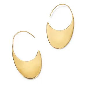 Soko Gold-Plated Mezi Drama Threader Earrings