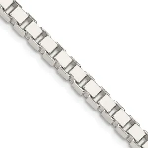 Sterling Silver Polish 4.50-mm Solid Box Chain