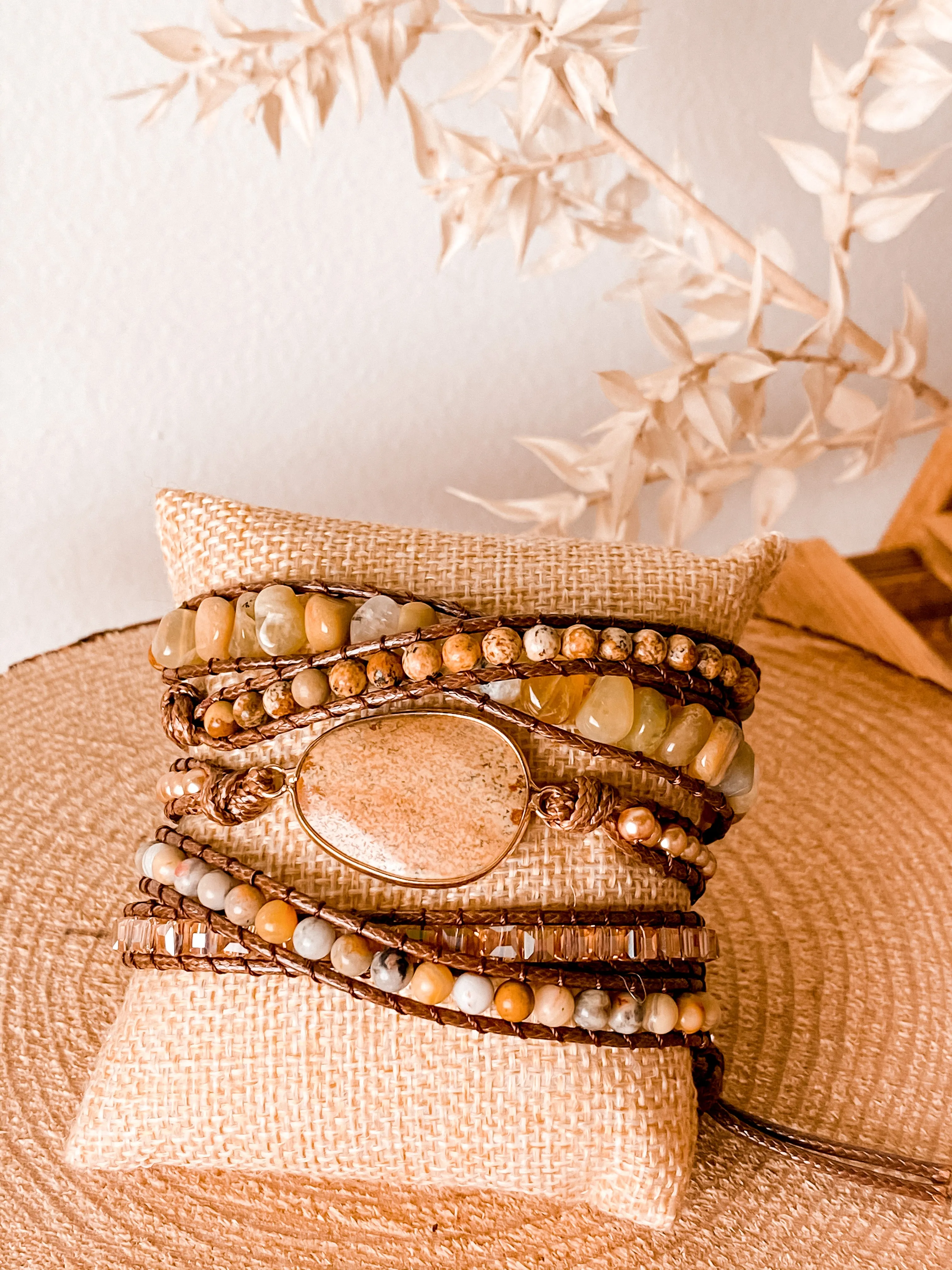 Stone Wrap Bracelet