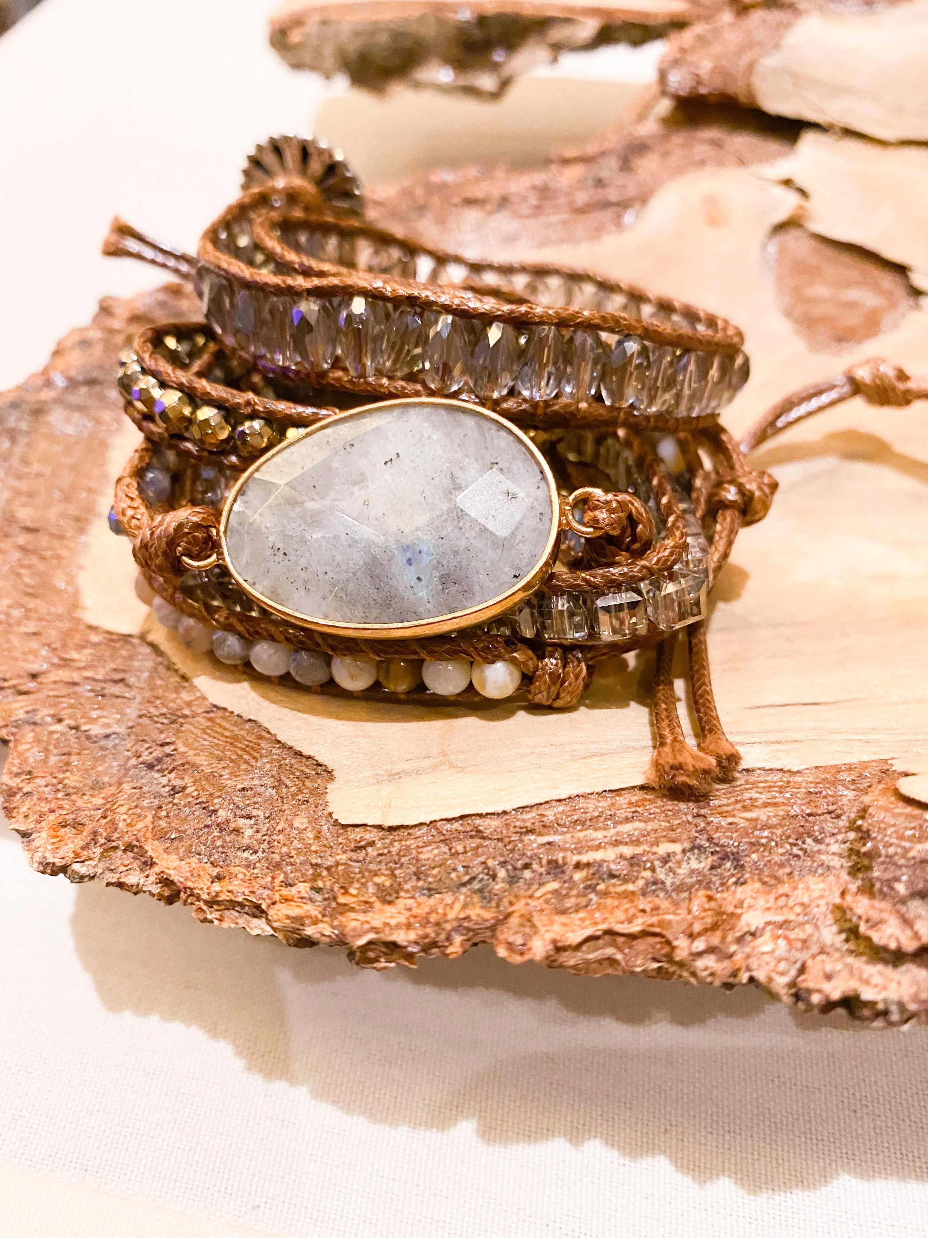 Stone Wrap Bracelet