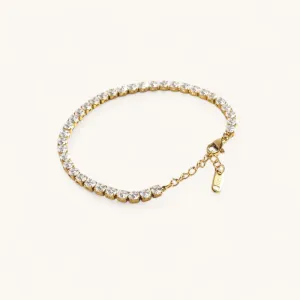 The diamond tennis bracelet