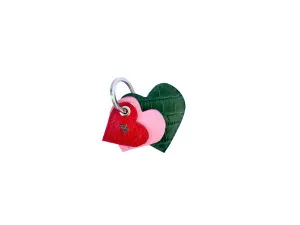 TRIO HEART KEY CHARM