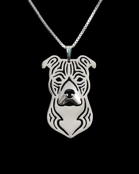 Unique Staffordshire Terrier Dog Necklace